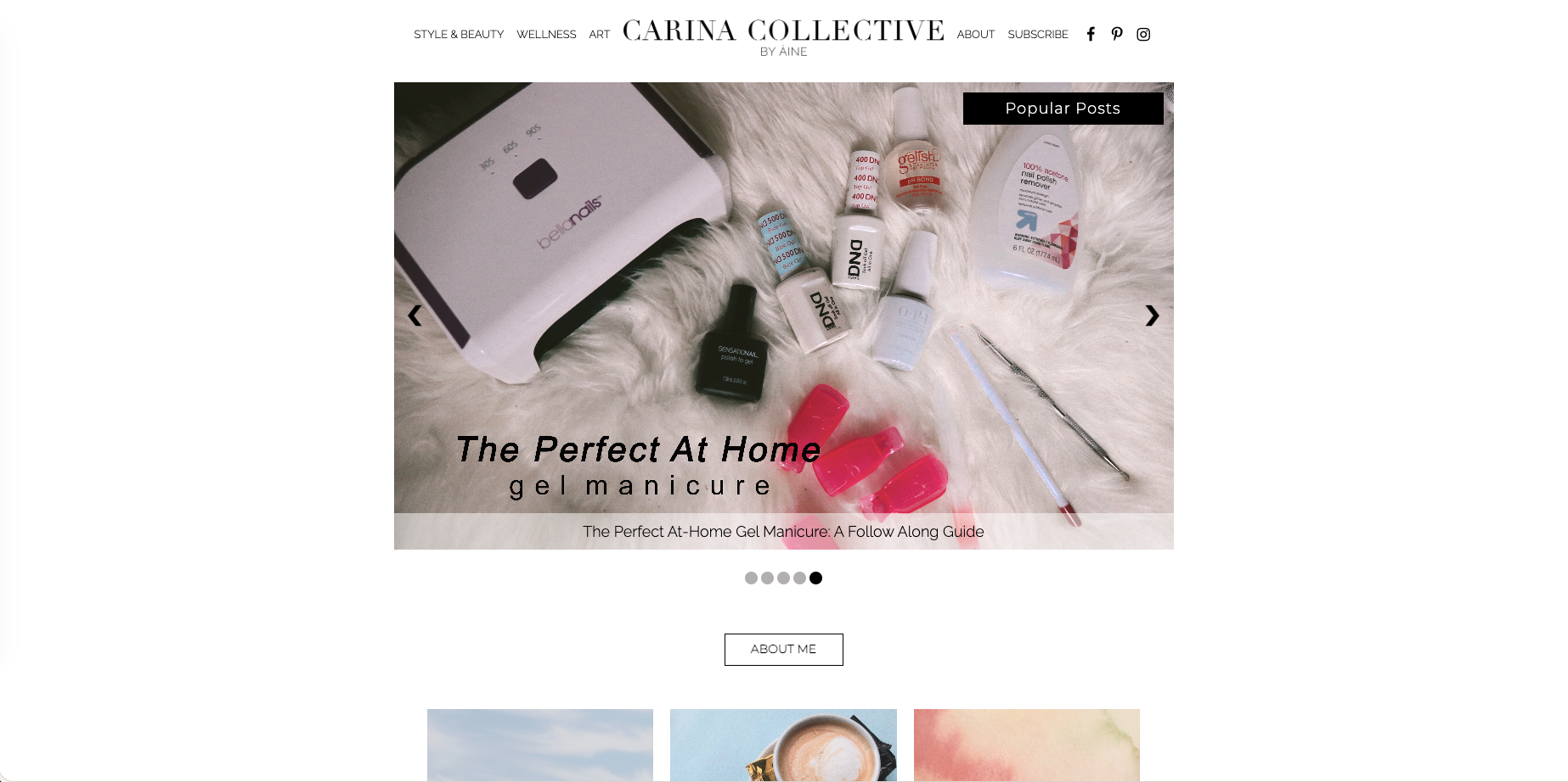 Lifestyle Blog Platform screenshot